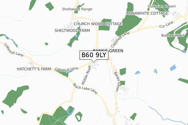 B60 9LY map - small scale - OS Open Zoomstack (Ordnance Survey) B60 9LY map - small scale - OS Open Zoomstack (Ordnance Survey)