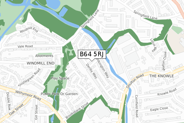 B64 5RJ map - large scale - OS Open Zoomstack (Ordnance Survey) B64 5RJ map - large scale - OS Open Zoomstack (Ordnance Survey)