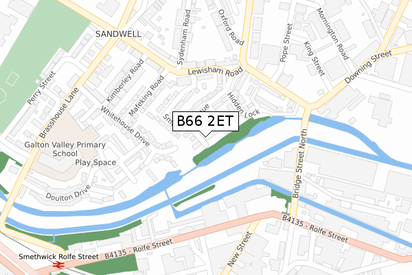 B66 2ET map - large scale - OS Open Zoomstack (Ordnance Survey) B66 2ET map - large scale - OS Open Zoomstack (Ordnance Survey)