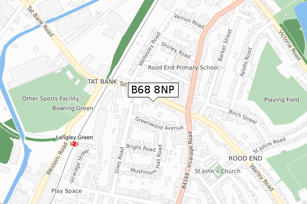 B68 8NP map - large scale - OS Open Zoomstack (Ordnance Survey) B68 8NP map - large scale - OS Open Zoomstack (Ordnance Survey)