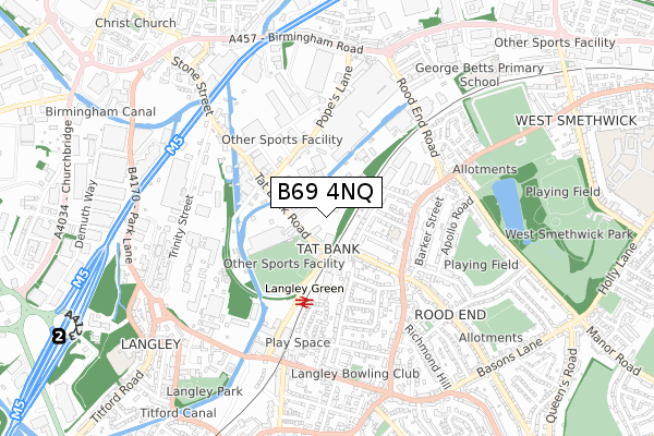 B69 4NQ map - small scale - OS Open Zoomstack (Ordnance Survey) B69 4NQ map - small scale - OS Open Zoomstack (Ordnance Survey)