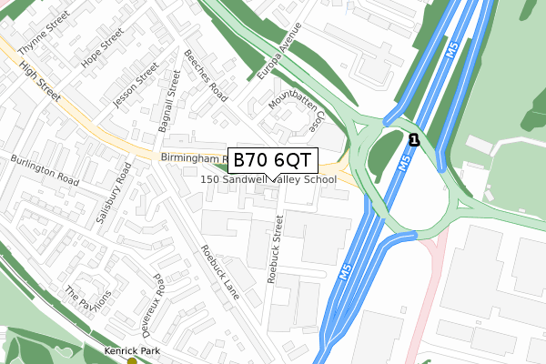 B70 6QT map - large scale - OS Open Zoomstack (Ordnance Survey) B70 6QT map - large scale - OS Open Zoomstack (Ordnance Survey)