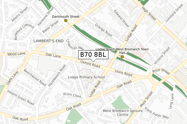 B70 8BL map - large scale - OS Open Zoomstack (Ordnance Survey) B70 8BL map - large scale - OS Open Zoomstack (Ordnance Survey)
