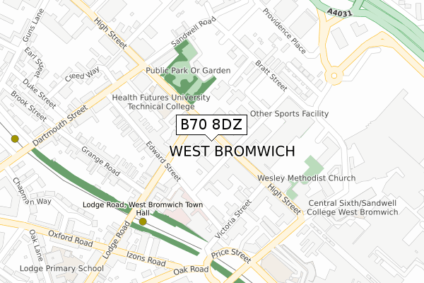 B70 8DZ map - large scale - OS Open Zoomstack (Ordnance Survey) B70 8DZ map - large scale - OS Open Zoomstack (Ordnance Survey)