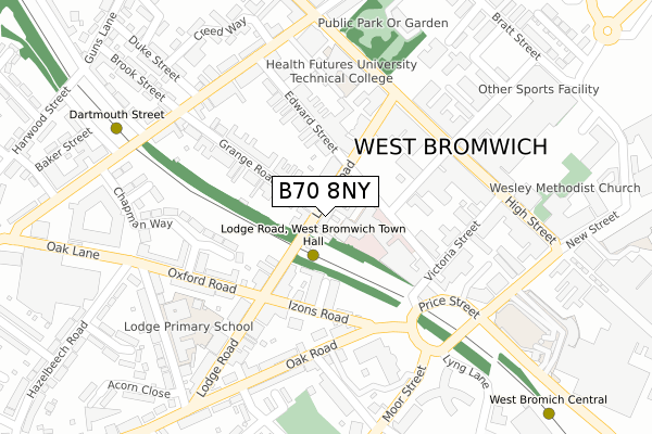 B70 8NY map - large scale - OS Open Zoomstack (Ordnance Survey) B70 8NY map - large scale - OS Open Zoomstack (Ordnance Survey)