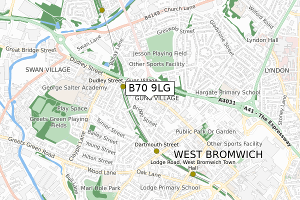 B70 9LG map - small scale - OS Open Zoomstack (Ordnance Survey) B70 9LG map - small scale - OS Open Zoomstack (Ordnance Survey)