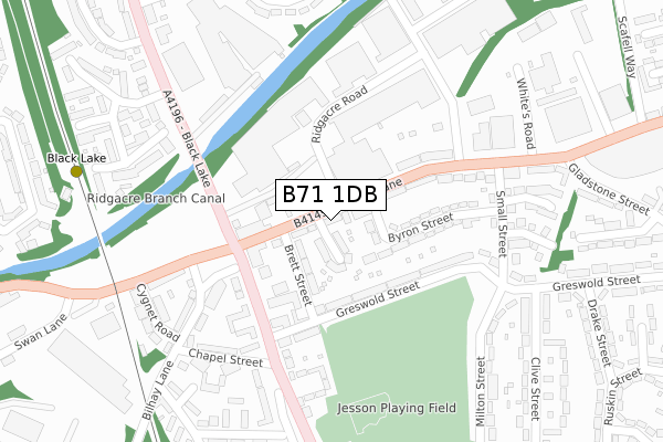 B71 1DB map - large scale - OS Open Zoomstack (Ordnance Survey) B71 1DB map - large scale - OS Open Zoomstack (Ordnance Survey)