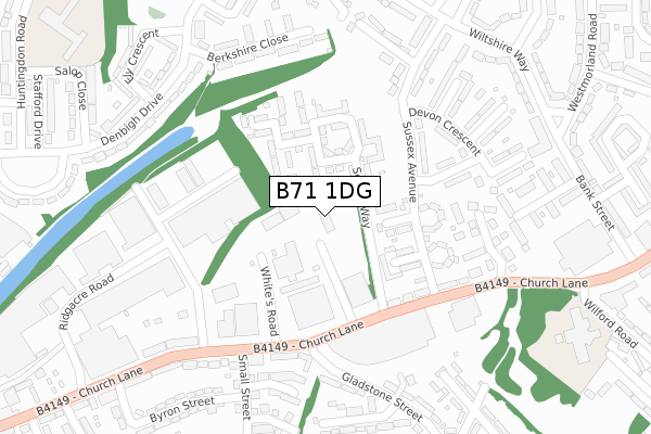 B71 1DG map - large scale - OS Open Zoomstack (Ordnance Survey) B71 1DG map - large scale - OS Open Zoomstack (Ordnance Survey)