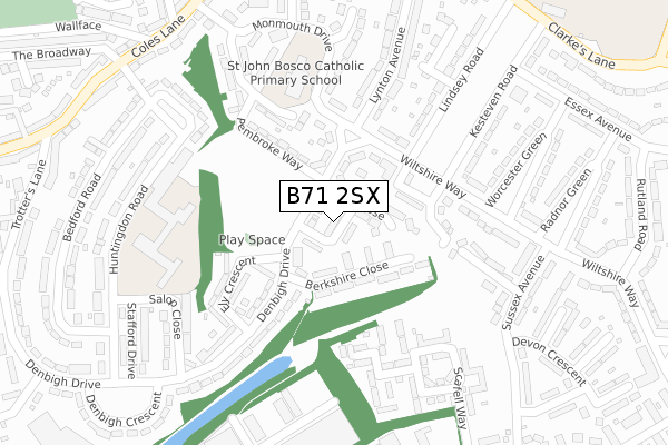 B71 2SX map - large scale - OS Open Zoomstack (Ordnance Survey) B71 2SX map - large scale - OS Open Zoomstack (Ordnance Survey)