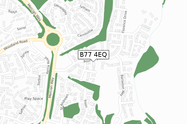 B77 4EQ map - large scale - OS Open Zoomstack (Ordnance Survey) B77 4EQ map - large scale - OS Open Zoomstack (Ordnance Survey)
