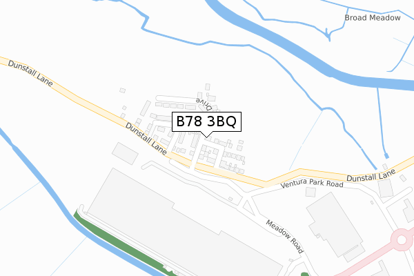 B78 3BQ map - large scale - OS Open Zoomstack (Ordnance Survey) B78 3BQ map - large scale - OS Open Zoomstack (Ordnance Survey)