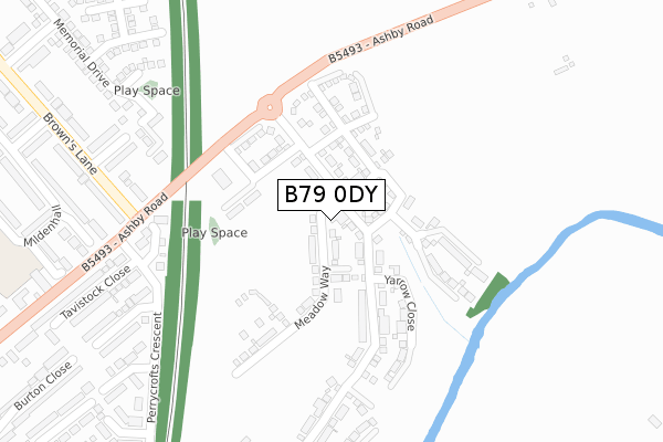 B79 0DY map - large scale - OS Open Zoomstack (Ordnance Survey) B79 0DY map - large scale - OS Open Zoomstack (Ordnance Survey)