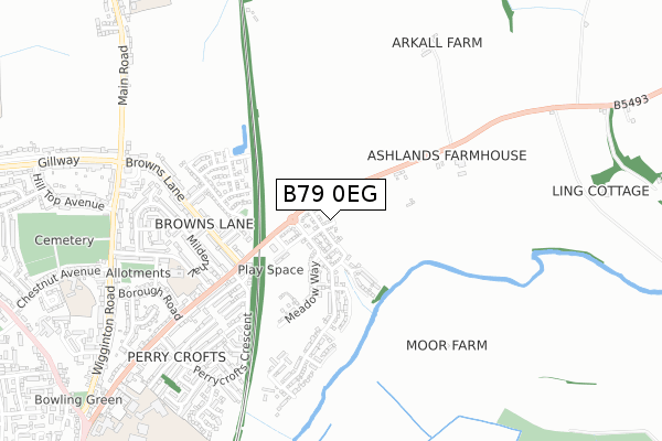 B79 0EG map - small scale - OS Open Zoomstack (Ordnance Survey) B79 0EG map - small scale - OS Open Zoomstack (Ordnance Survey)