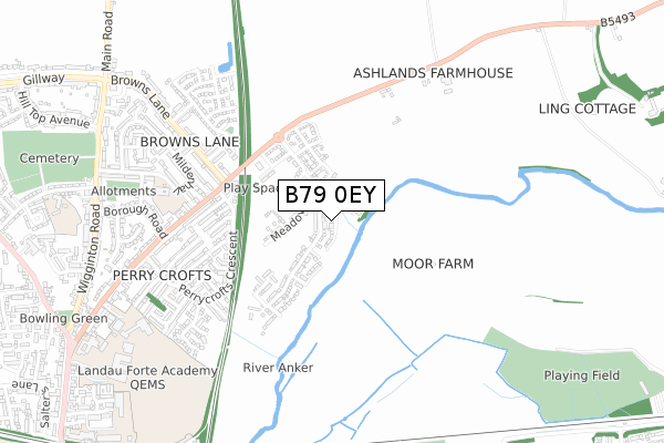 B79 0EY map - small scale - OS Open Zoomstack (Ordnance Survey) B79 0EY map - small scale - OS Open Zoomstack (Ordnance Survey)