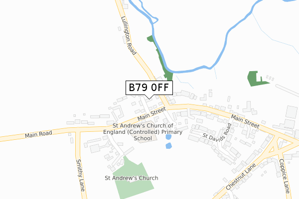 B79 0FF map - large scale - OS Open Zoomstack (Ordnance Survey) B79 0FF map - large scale - OS Open Zoomstack (Ordnance Survey)