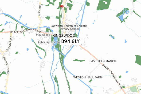 B94 6LY map - small scale - OS Open Zoomstack (Ordnance Survey) B94 6LY map - small scale - OS Open Zoomstack (Ordnance Survey)