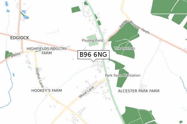 B96 6NG map - small scale - OS Open Zoomstack (Ordnance Survey) B96 6NG map - small scale - OS Open Zoomstack (Ordnance Survey)