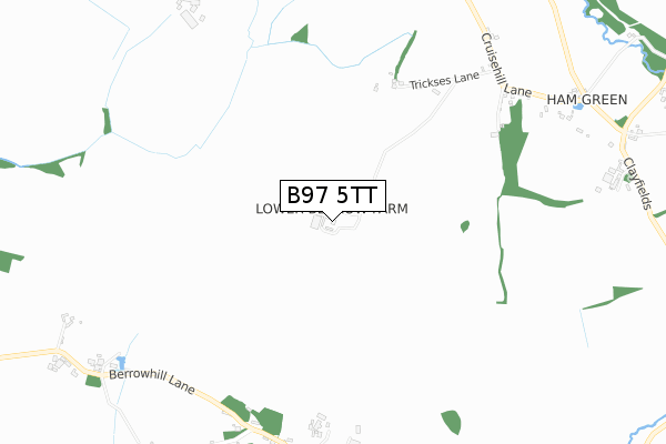 B97 5TT map - small scale - OS Open Zoomstack (Ordnance Survey) B97 5TT map - small scale - OS Open Zoomstack (Ordnance Survey)