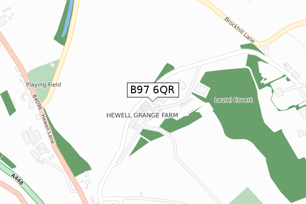 B97 6QR map - large scale - OS Open Zoomstack (Ordnance Survey) B97 6QR map - large scale - OS Open Zoomstack (Ordnance Survey)