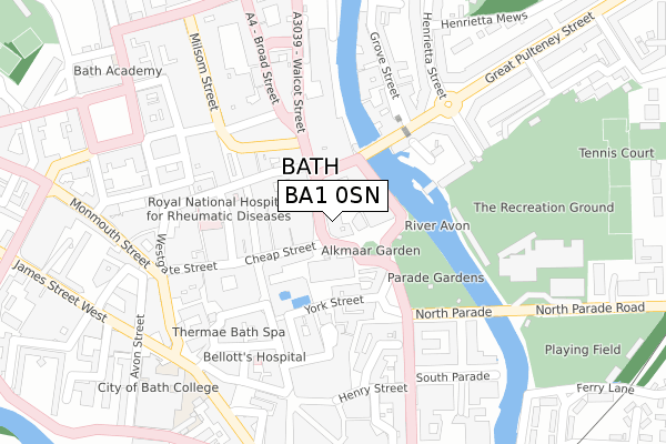 BA1 0SN map - large scale - OS Open Zoomstack (Ordnance Survey) BA1 0SN map - large scale - OS Open Zoomstack (Ordnance Survey)