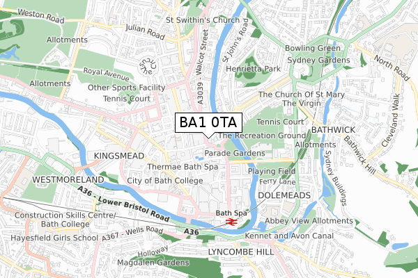 BA1 0TA map - small scale - OS Open Zoomstack (Ordnance Survey) BA1 0TA map - small scale - OS Open Zoomstack (Ordnance Survey)