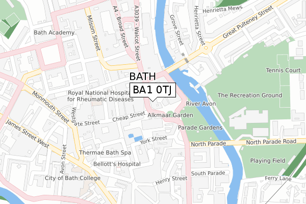 BA1 0TJ map - large scale - OS Open Zoomstack (Ordnance Survey) BA1 0TJ map - large scale - OS Open Zoomstack (Ordnance Survey)