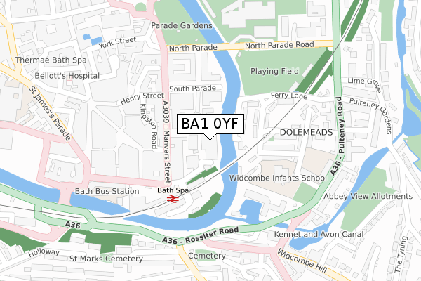 BA1 0YF map - large scale - OS Open Zoomstack (Ordnance Survey) BA1 0YF map - large scale - OS Open Zoomstack (Ordnance Survey)