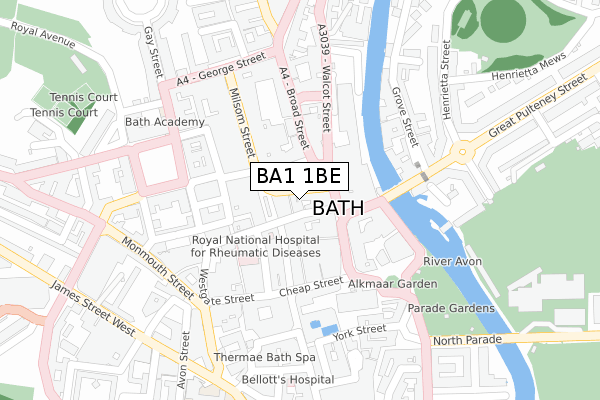 BA1 1BE map - large scale - OS Open Zoomstack (Ordnance Survey) BA1 1BE map - large scale - OS Open Zoomstack (Ordnance Survey)