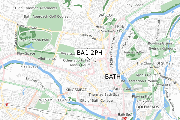 BA1 2PH map - small scale - OS Open Zoomstack (Ordnance Survey) BA1 2PH map - small scale - OS Open Zoomstack (Ordnance Survey)