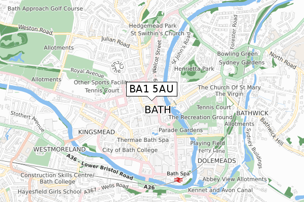 BA1 5AU map - small scale - OS Open Zoomstack (Ordnance Survey) BA1 5AU map - small scale - OS Open Zoomstack (Ordnance Survey)