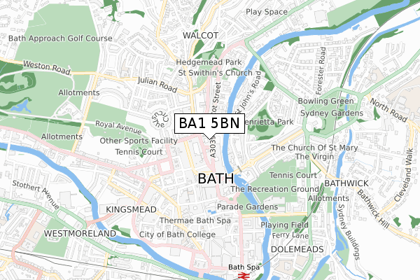 BA1 5BN map - small scale - OS Open Zoomstack (Ordnance Survey) BA1 5BN map - small scale - OS Open Zoomstack (Ordnance Survey)