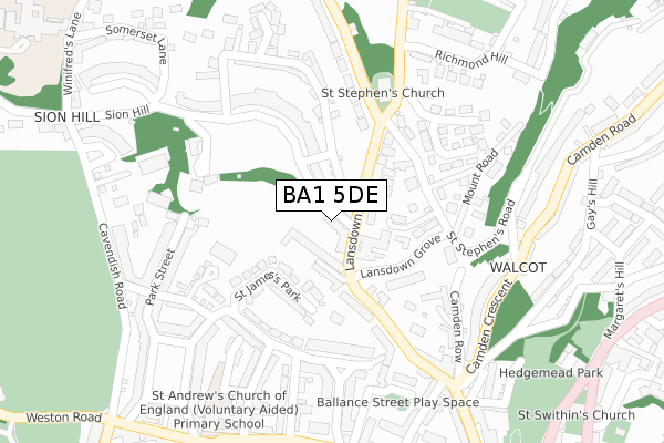 BA1 5DE map - large scale - OS Open Zoomstack (Ordnance Survey) BA1 5DE map - large scale - OS Open Zoomstack (Ordnance Survey)