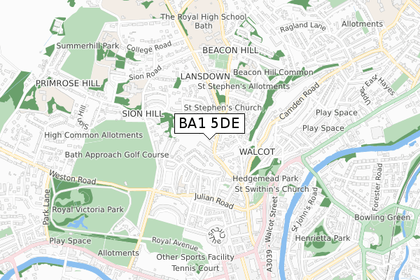 BA1 5DE map - small scale - OS Open Zoomstack (Ordnance Survey) BA1 5DE map - small scale - OS Open Zoomstack (Ordnance Survey)