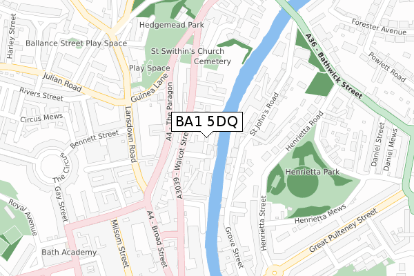 BA1 5DQ map - large scale - OS Open Zoomstack (Ordnance Survey) BA1 5DQ map - large scale - OS Open Zoomstack (Ordnance Survey)