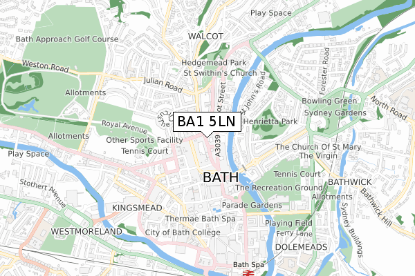 BA1 5LN map - small scale - OS Open Zoomstack (Ordnance Survey) BA1 5LN map - small scale - OS Open Zoomstack (Ordnance Survey)