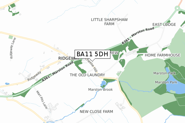 BA11 5DH map - small scale - OS Open Zoomstack (Ordnance Survey) BA11 5DH map - small scale - OS Open Zoomstack (Ordnance Survey)