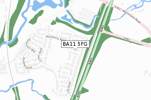 BA11 5FG map - large scale - OS Open Zoomstack (Ordnance Survey) BA11 5FG map - large scale - OS Open Zoomstack (Ordnance Survey)