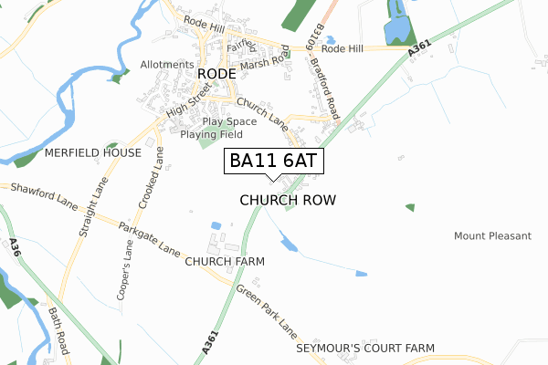 BA11 6AT map - small scale - OS Open Zoomstack (Ordnance Survey) BA11 6AT map - small scale - OS Open Zoomstack (Ordnance Survey)