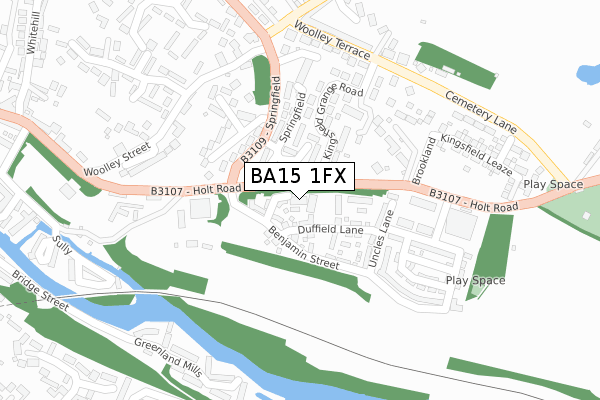 BA15 1FX map - large scale - OS Open Zoomstack (Ordnance Survey) BA15 1FX map - large scale - OS Open Zoomstack (Ordnance Survey)