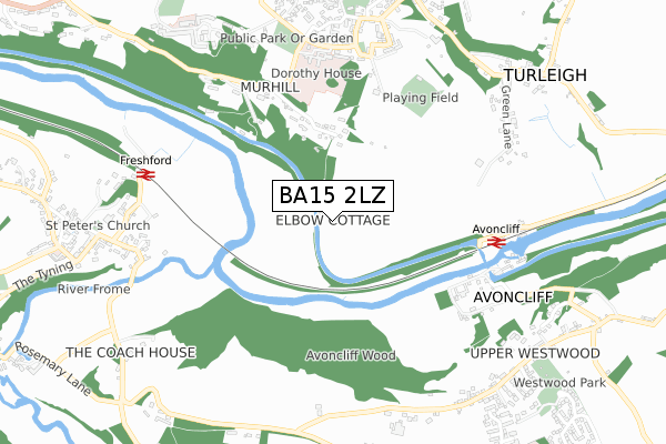BA15 2LZ map - small scale - OS Open Zoomstack (Ordnance Survey) BA15 2LZ map - small scale - OS Open Zoomstack (Ordnance Survey)