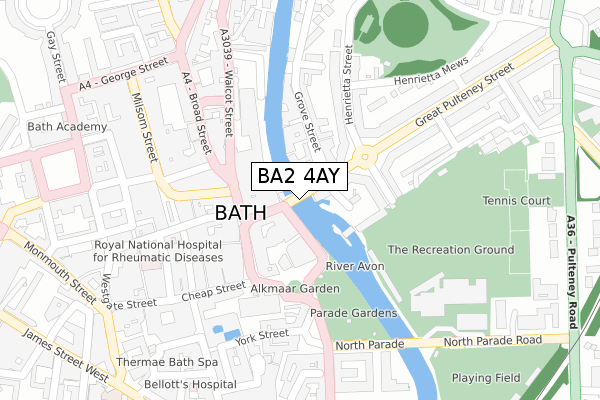 BA2 4AY map - large scale - OS Open Zoomstack (Ordnance Survey) BA2 4AY map - large scale - OS Open Zoomstack (Ordnance Survey)