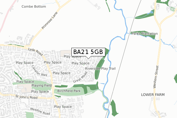 BA21 5GB map - small scale - OS Open Zoomstack (Ordnance Survey) BA21 5GB map - small scale - OS Open Zoomstack (Ordnance Survey)