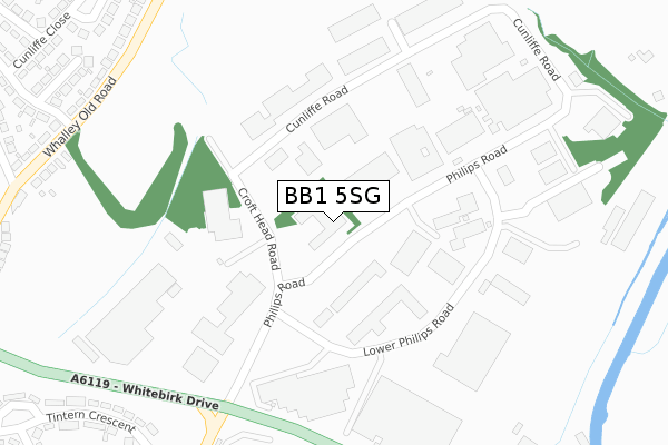 BB1 5SG map - large scale - OS Open Zoomstack (Ordnance Survey) BB1 5SG map - large scale - OS Open Zoomstack (Ordnance Survey)