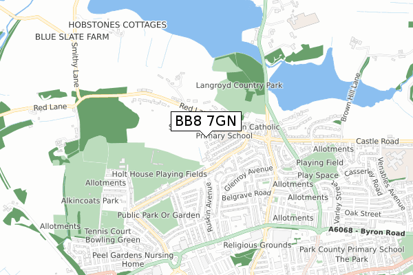 BB8 7GN map - small scale - OS Open Zoomstack (Ordnance Survey) BB8 7GN map - small scale - OS Open Zoomstack (Ordnance Survey)