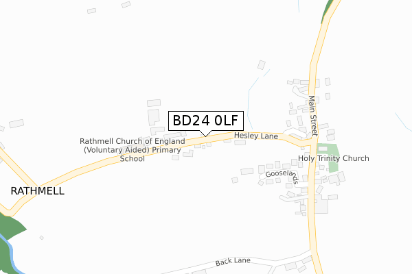 BD24 0LF map - large scale - OS Open Zoomstack (Ordnance Survey) BD24 0LF map - large scale - OS Open Zoomstack (Ordnance Survey)