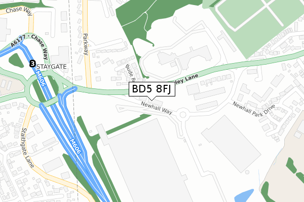 BD5 8FJ map - large scale - OS Open Zoomstack (Ordnance Survey) BD5 8FJ map - large scale - OS Open Zoomstack (Ordnance Survey)