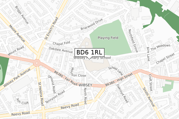 BD6 1RL map - large scale - OS Open Zoomstack (Ordnance Survey) BD6 1RL map - large scale - OS Open Zoomstack (Ordnance Survey)