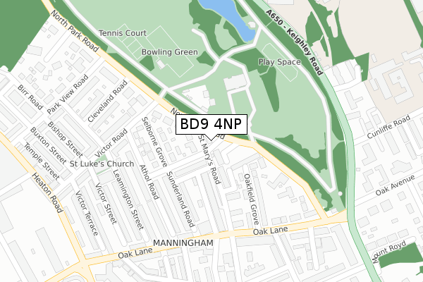 BD9 4NP map - large scale - OS Open Zoomstack (Ordnance Survey) BD9 4NP map - large scale - OS Open Zoomstack (Ordnance Survey)