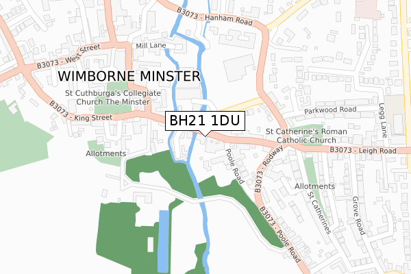 BH21 1DU map - large scale - OS Open Zoomstack (Ordnance Survey) BH21 1DU map - large scale - OS Open Zoomstack (Ordnance Survey)
