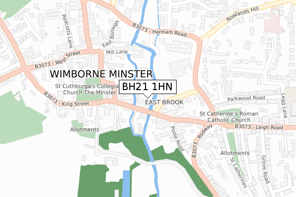 BH21 1HN map - large scale - OS Open Zoomstack (Ordnance Survey) BH21 1HN map - large scale - OS Open Zoomstack (Ordnance Survey)
